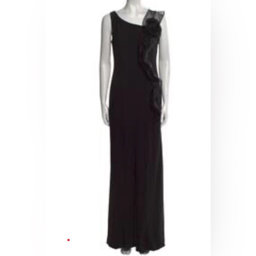 Karl Lagerfeld Black One Shoulder Dress